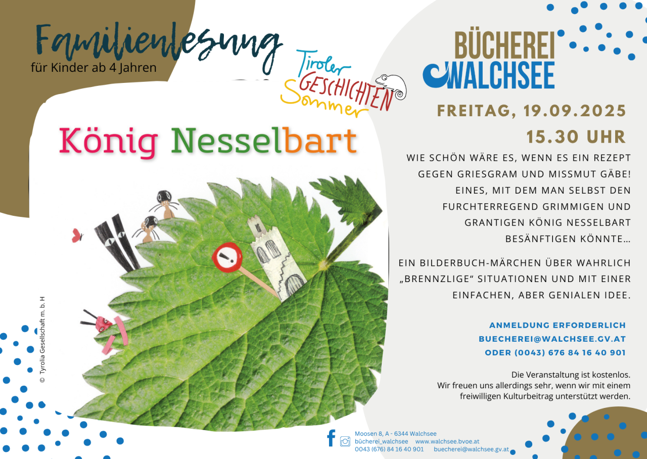 Bilderbuch "König Nesselbart"